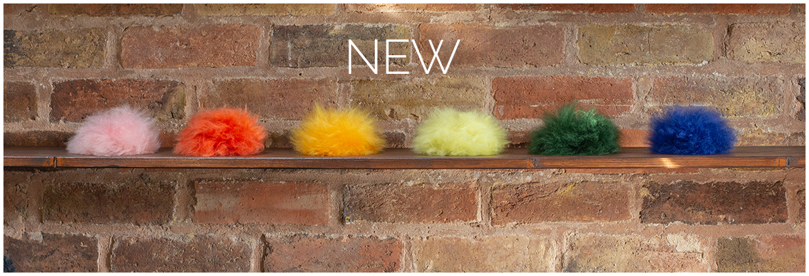 New TOFT Bright Alpaca Fur Pom Poms